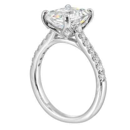 White 14K Gold 0.47ct Diamond Engagement Ring