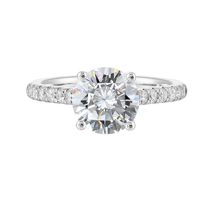 White 14K Gold 0.47ct Diamond Engagement Ring