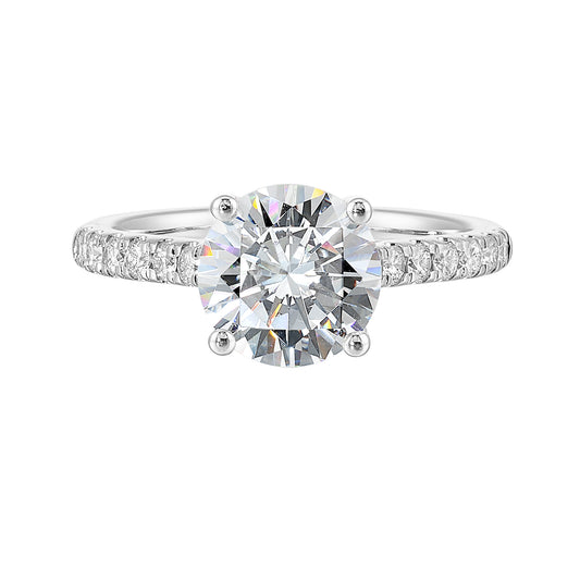 White 14K Gold 0.47ct Diamond Engagement Ring