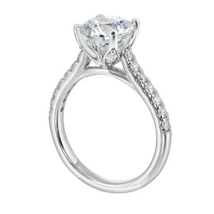 White 14K Gold 0.47ct Diamond Engagement Ring