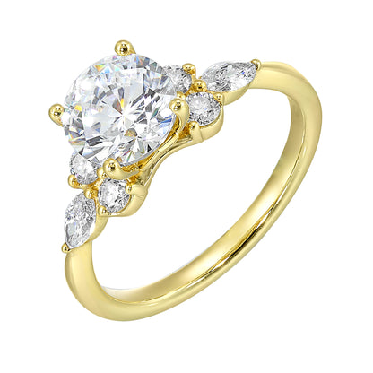 Yellow 14K Gold 0.43ct Diamond Engagement Ring