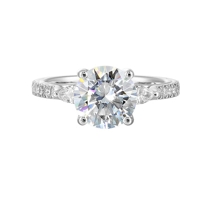 White 14K Gold 0.41ct Diamond Engagement Ring