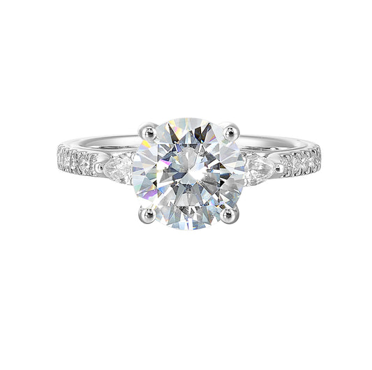White 14K Gold 0.41ct Diamond Engagement Ring