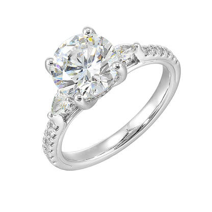 White 14K Gold 0.41ct Diamond Engagement Ring