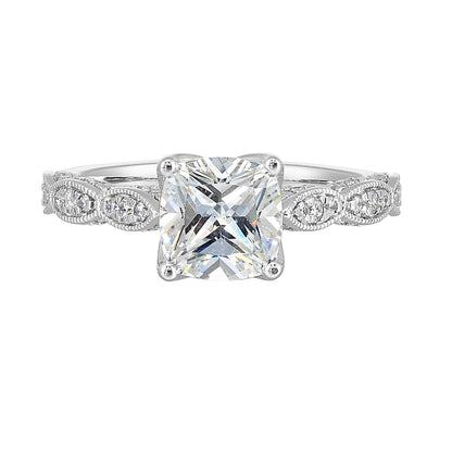 White 14K Gold 0.36ct Diamond Engagement Ring