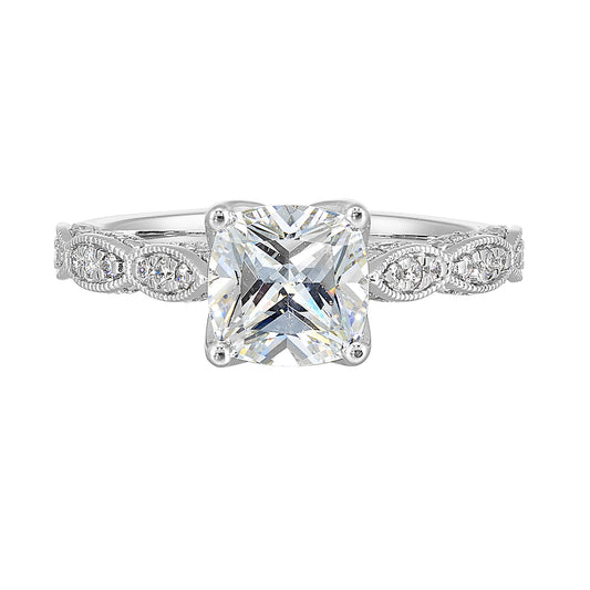 White 14K Gold 0.36ct Diamond Engagement Ring