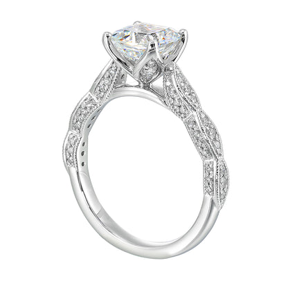 White 14K Gold 0.36ct Diamond Engagement Ring