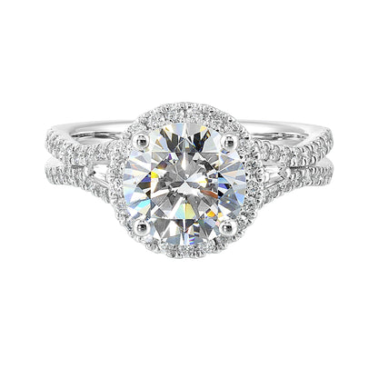 White 14K Gold 0.52ct Diamond Engagement Ring