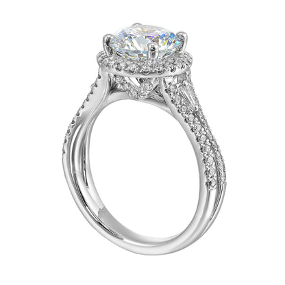 White 14K Gold 0.52ct Diamond Engagement Ring