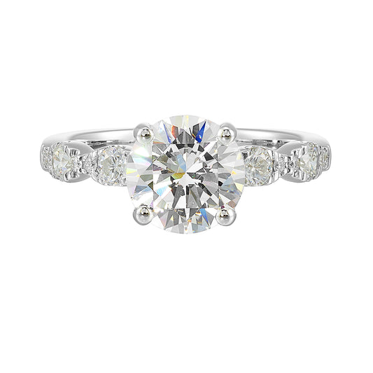 White 14K Gold 0.41ct Diamond Engagement Ring