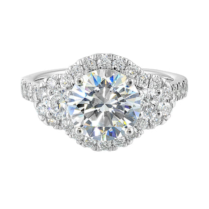 White 14K Gold 1.04ct Diamond Engagement Ring