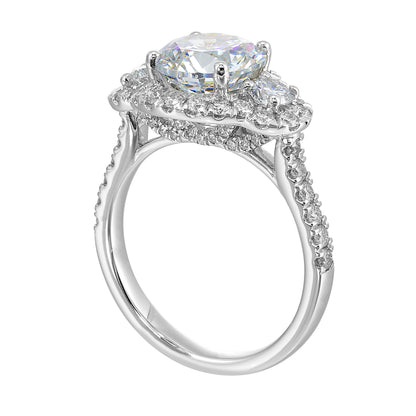White 14K Gold 1.04ct Diamond Engagement Ring