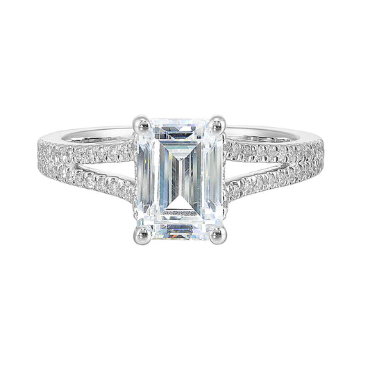 White 14K Gold 0.35ct Diamond Engagement Ring