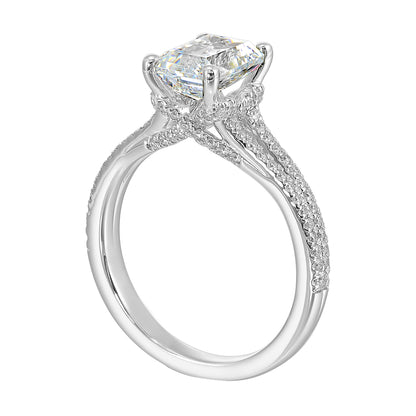 White 14K Gold 0.35ct Diamond Engagement Ring