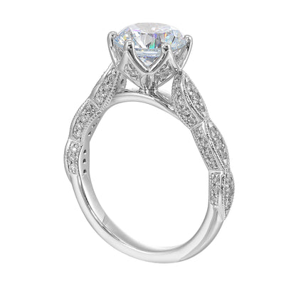 White 14K Gold 0.33ct Diamond Engagement Ring