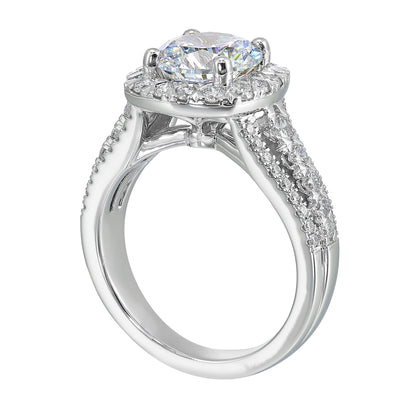 White 14K Gold 0.94ct Diamond Engagement Ring