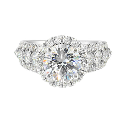 White 14K Gold 1.28ct Diamond Engagement Ring