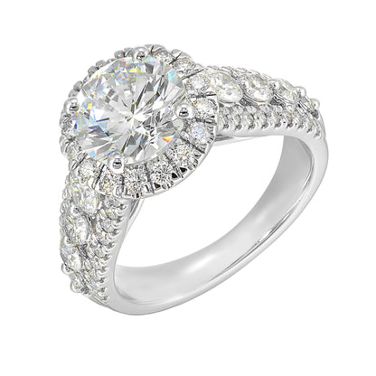 White 14K Gold 1.28ct Diamond Engagement Ring
