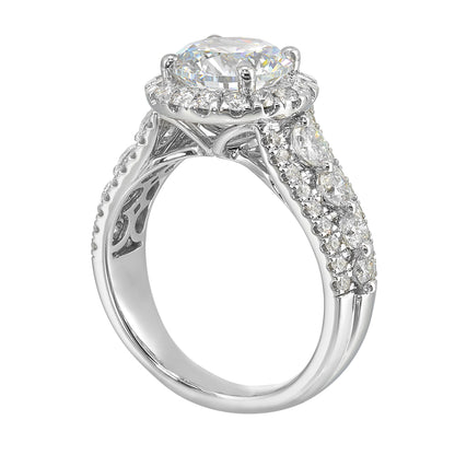 White 14K Gold 1.28ct Diamond Engagement Ring