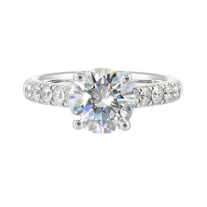 White 14K Gold 0.52ct Diamond Engagement Ring