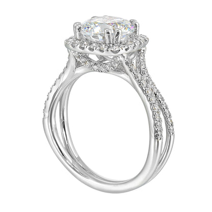 White 14K Gold 0.56ct Diamond Engagement Ring
