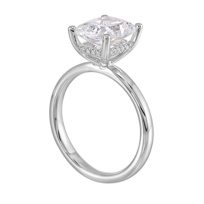 White 14K Gold 0.07ct Diamond Engagement Ring