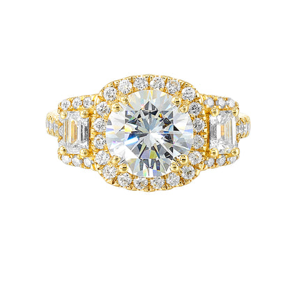 Yellow 14K Gold 1.162ct Diamond Engagement Ring