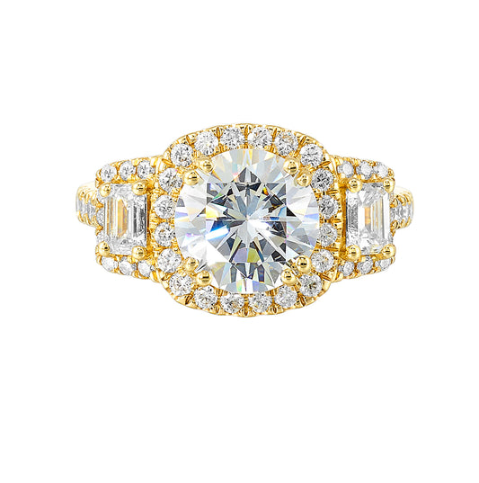 Yellow 14K Gold 1.162ct Diamond Engagement Ring