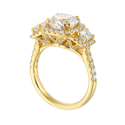 Yellow 14K Gold 1.162ct Diamond Engagement Ring