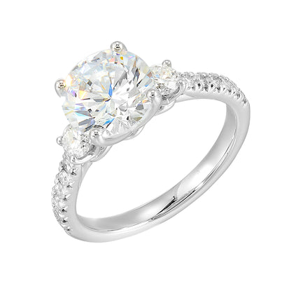White 14K Gold 0.5ct Diamond Engagement Ring