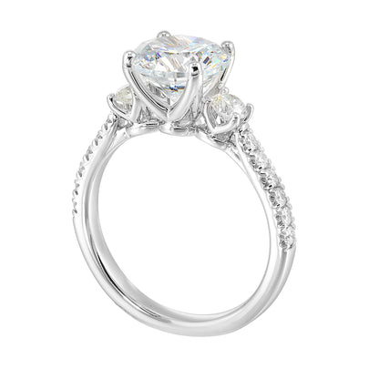 White 14K Gold 0.5ct Diamond Engagement Ring