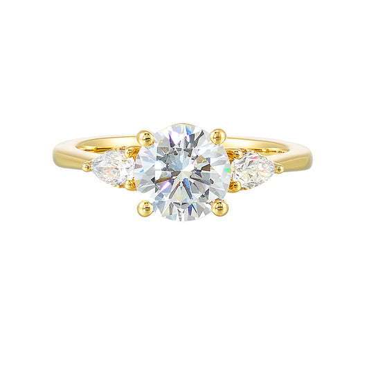 Yellow 14K Gold 0.44ct Diamond Engagement Ring