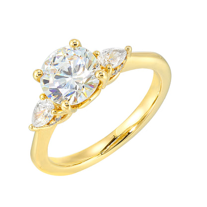 Yellow 14K Gold 0.44ct Diamond Engagement Ring