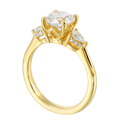 Yellow 14K Gold 0.44ct Diamond Engagement Ring
