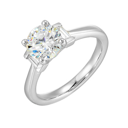 White 14K Gold 0.32ct Diamond Engagement Ring