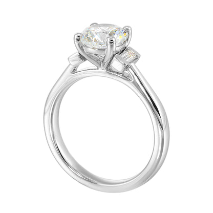 White 14K Gold 0.32ct Diamond Engagement Ring