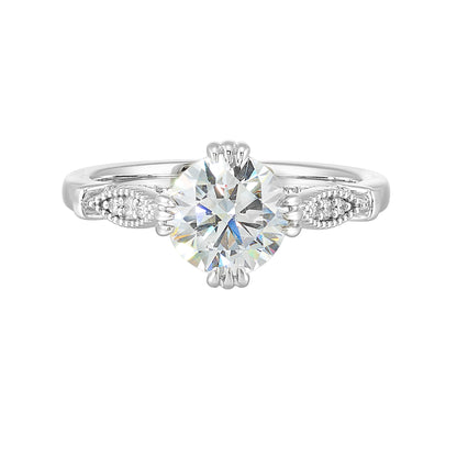 White 14K Gold 0.24ct Diamond Engagement Ring