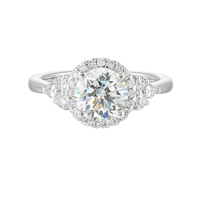 White 14K Gold 0.41ct Diamond Engagement Ring