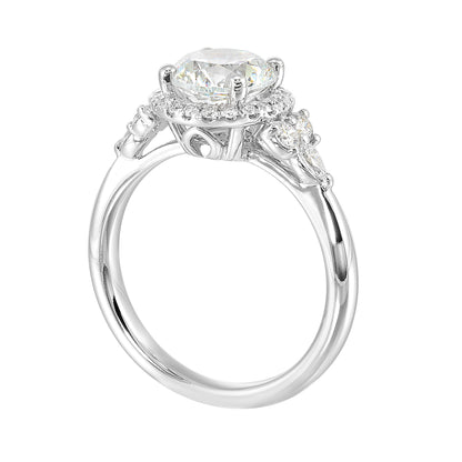 White 14K Gold 0.41ct Diamond Engagement Ring