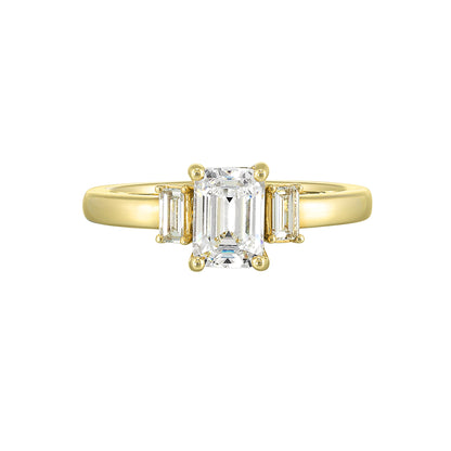 Yellow 14K Gold 0.22ct Diamond Engagement Ring