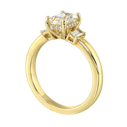 Yellow 14K Gold 0.22ct Diamond Engagement Ring