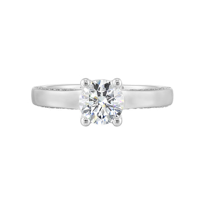 White 14K Gold 0.25ct Diamond Engagement Ring