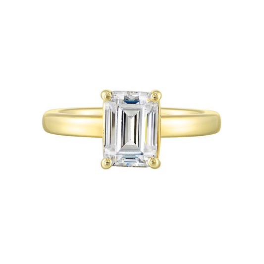 Yellow 14K Gold 0.24ct Diamond Engagement Ring