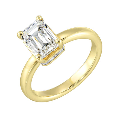 Yellow 14K Gold 0.24ct Diamond Engagement Ring