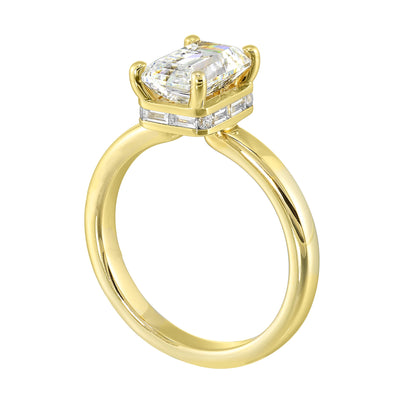 Yellow 14K Gold 0.24ct Diamond Engagement Ring