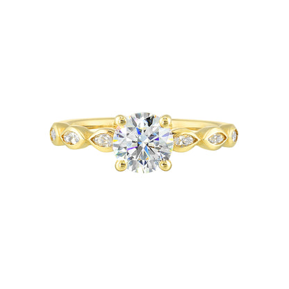 Yellow 14K Gold 0.23ct Diamond Engagement Ring