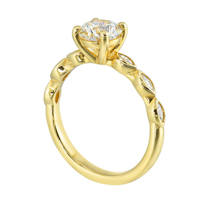 Yellow 14K Gold 0.23ct Diamond Engagement Ring
