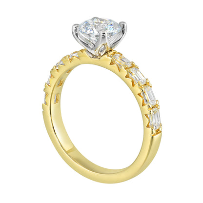 Yellow 14K Gold 0.83ct Diamond Engagement Ring
