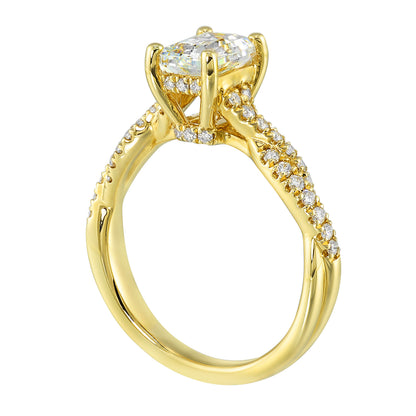 Yellow 14K Gold 0.31ct Diamond Engagement Ring
