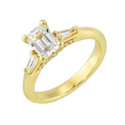 Yellow 14K Gold 0.33ct Diamond Engagement Ring